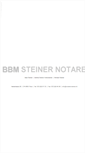 Mobile Screenshot of notariat-steiner.ch
